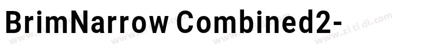 BrimNarrow Combined2字体转换